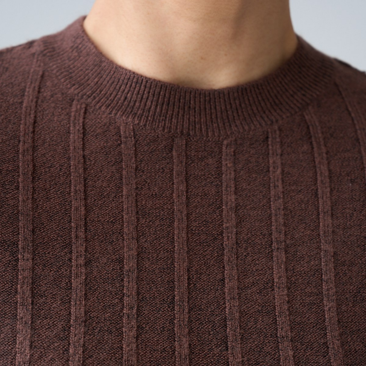 Ribbed Knit Short-Sleeve Top - Kumkwat