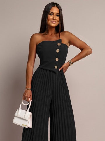 Midnight Elegance Jumpsuit - Kumkwat