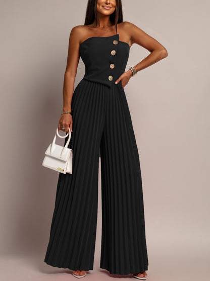 Midnight Elegance Jumpsuit - Kumkwat